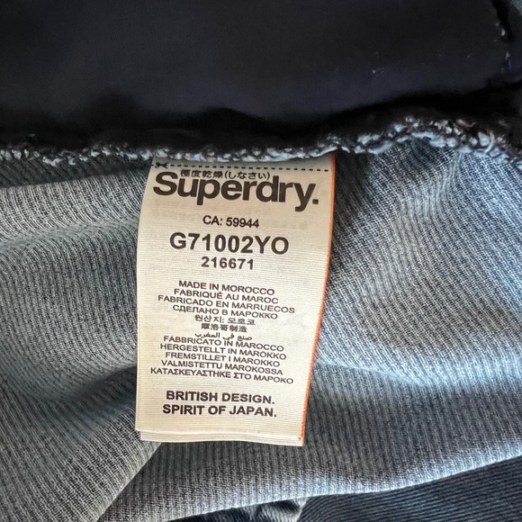 !!BOGO!! 2 for 1 Superdry Indigo Knit Jogger Shortie - Picture 6 of 11